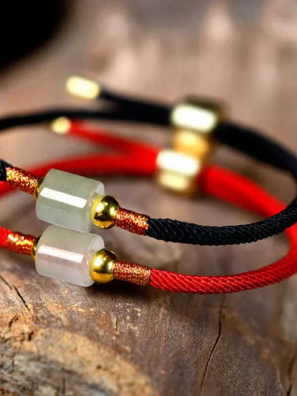 Handmade Tibetan String Aventurine Bracelet