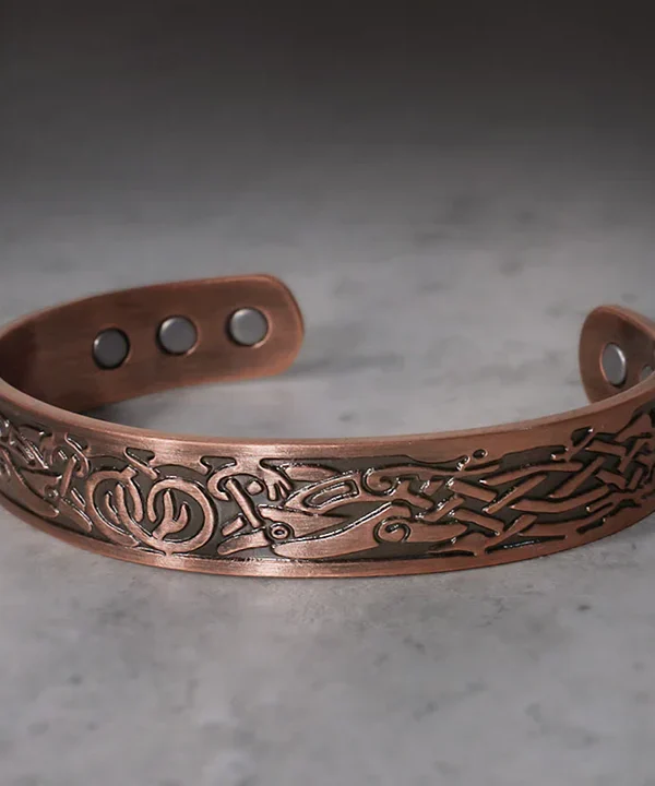 Pure Copper Magnetic Bracelets Cuff Bangles for Women