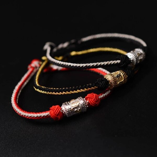 Tibetan Mantra Bracelet - Luck & Protection - Image 2