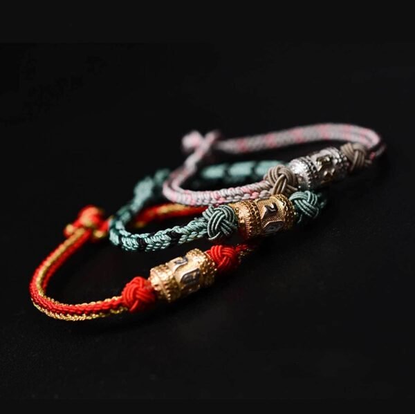 Tibetan Mantra Bracelet - Luck & Protection - Image 3