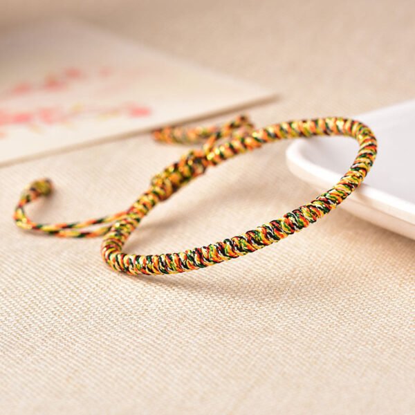 Tibetan Buddhist Knot Lucky Rope Bracelet - Image 9