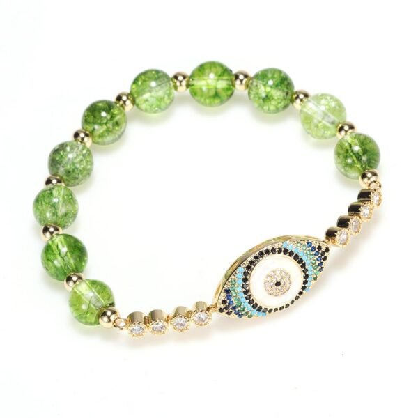 Peridot Style Evil Eye Bracelet - Image 5