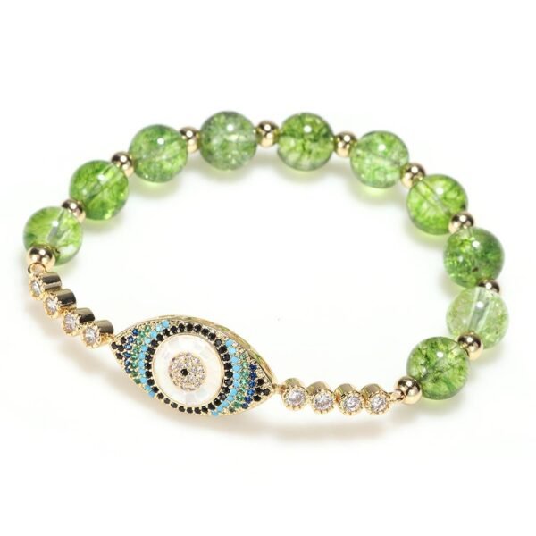 Peridot Style Evil Eye Bracelet - Image 6