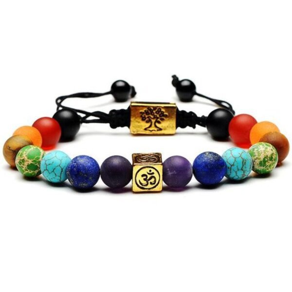 Om Chakra Tree of Life Bracelet - Image 3