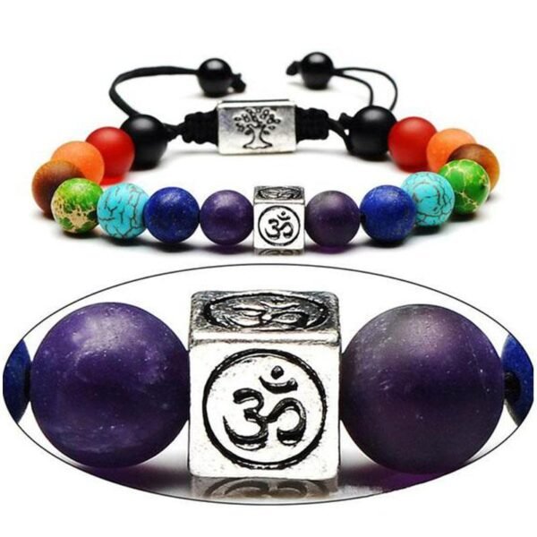 Om Chakra Tree of Life Bracelet - Image 5