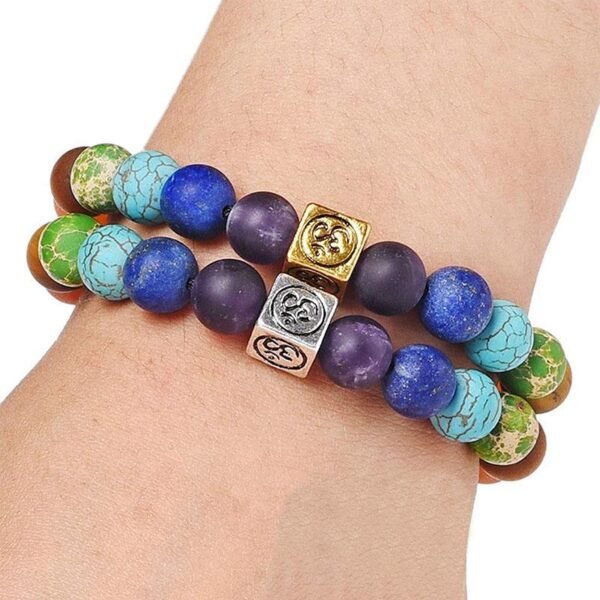 Om Chakra Tree of Life Bracelet - Image 7