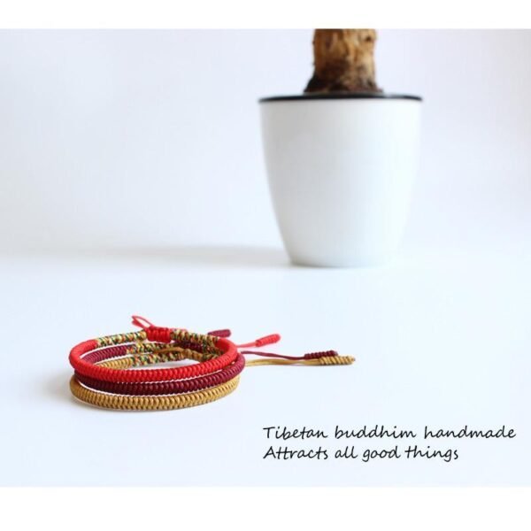 Tibetan Handmade Knot Bracelets - For Security - Image 3