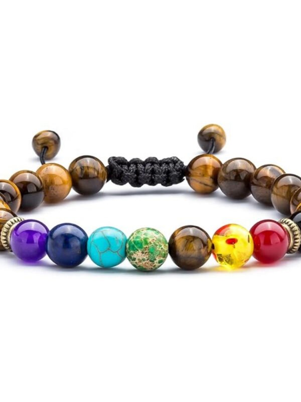 Tiger Eye Chakra Bracelet - Protection & Balance